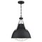 Westinghouse Pendant 60W Bartley 16.25In, Matte Black Drk Pewter Accnts Removable Cage 6116300 - alternate 1